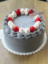 Load image into Gallery viewer, Raspberry, Black Sesame&amp; Matcha Chiffon
