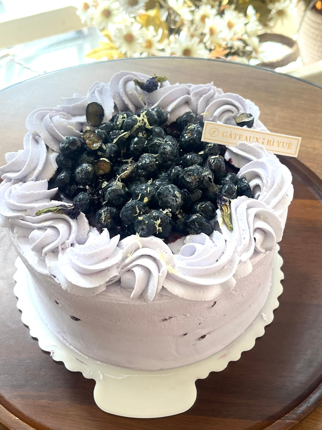 6 inch Blueberry Lemon Cake