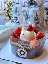 Load image into Gallery viewer, Winter Bunny- 6 inch Chocolate Basque Cheesecake(Gelatine and Gluten Free)
