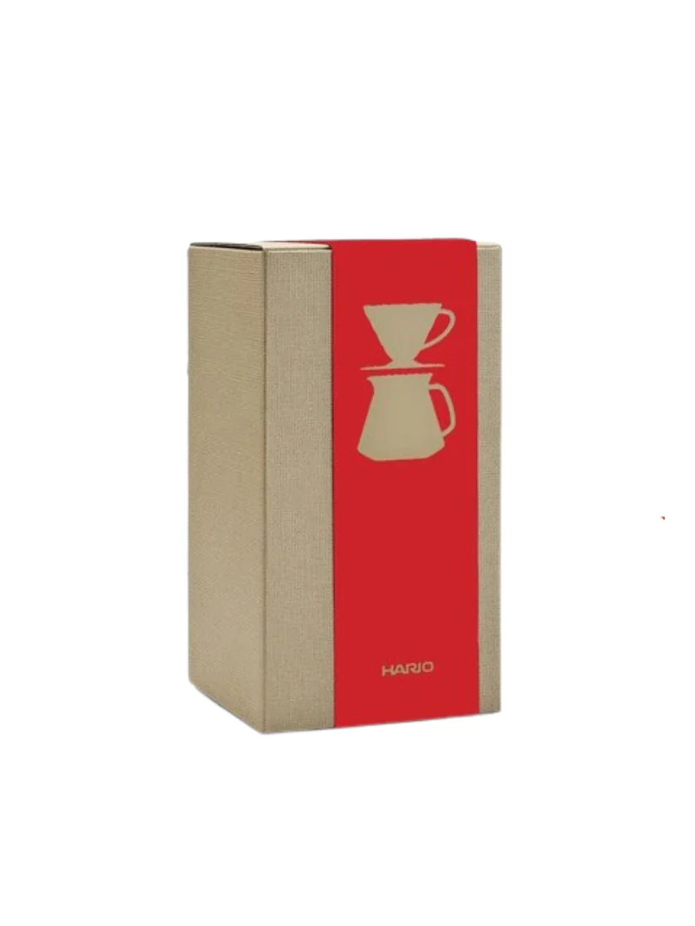 HARIO V60-01 Ceramic Dripper Set (Red)