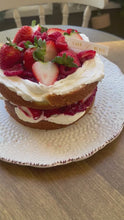 Load and play video in Gallery viewer, 6 inch Victoria Cake (available starting Dec 13) (6-8 servings)
